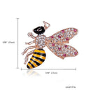Fashionable Bumble Bee Crystal Brooch Pin Costume Badge Party Jewelry Gift  F1O6