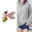 Fashionable Bumble Bee Crystal Brooch Pin Costume Badge Party Jewelry Gift  F1O6