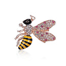 Fashionable Bumble Bee Crystal Brooch Pin Costume Badge Party Jewelry Gift  F1O6