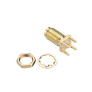 50 Golden SMA-KWE to RP-SMA Female RF Connector Adapter Straight for RC Drone