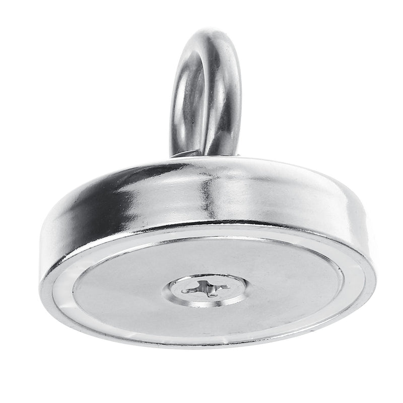 300KG D75mm Neodymium Recovery Magnet Fishing Treasure Metal Detector with 20 Metre Rope