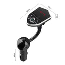 Wireless Bluetooth Car Handsfree FM Transmitter AUX Music MP3 Player Dual U M4H6