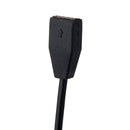 High Quality Black 10 Pin 3.5 mm Jack socket Car USB AUX IN Adapter Cable F Y9B2