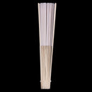 24 pcs/lot White Folding Elegant Silk Hand Fan with Gift bag Wedding & Part