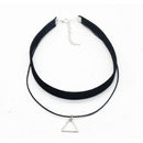 4 Pcs Choker Necklace for Women Girls, Black Classic Velvet Stretch Gothic  U5Z3