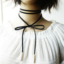 4 Pcs Choker Necklace for Women Girls, Black Classic Velvet Stretch Gothic  U5Z3