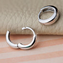 copper Hoops Womens Mens Earrings Set E6T3