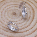 copper Hoops Womens Mens Earrings Set E6T3