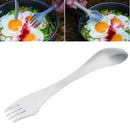 3 in 1 Stainless Steel Spork Spoon Fork Cutlery Utensil Combo For Picnic Ga