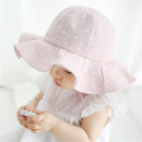 Baby Summer Outdoor Bucket Hat Children Floral Print Cap Sun Beach Cap Love L3S7