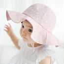 Baby Summer Outdoor Bucket Hat Children Floral Print Cap Sun Beach Cap Love L3S7