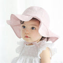 Baby Summer Outdoor Bucket Hat Children Floral Print Cap Sun Beach Cap Love L3S7
