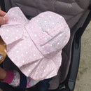 Baby Summer Outdoor Bucket Hat Children Floral Print Cap Sun Beach Cap Love L3S7
