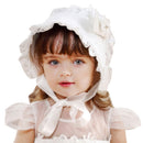 Lace Girls Hat Flower Princess Sun Hat Lace Up Girls Palace Beanie European Q5W1