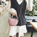 Round Clear Crossbody Bag Messenger Handbag Tote Shoulder Money Bank with I N7H2
