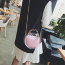 Round Clear Crossbody Bag Messenger Handbag Tote Shoulder Money Bank with I N7H2