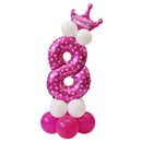 Number balloon with number 0-9 Latex balloon Huge number Balloon Foil ballo E8B9