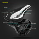 Promend Memory Sponge Bicycle Saddle Cushion Seat Breathable Soft Comfortab