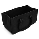 Felt bag black Fireplace wooden bag Felt basket Fire wood pocket Firewood baC6O6