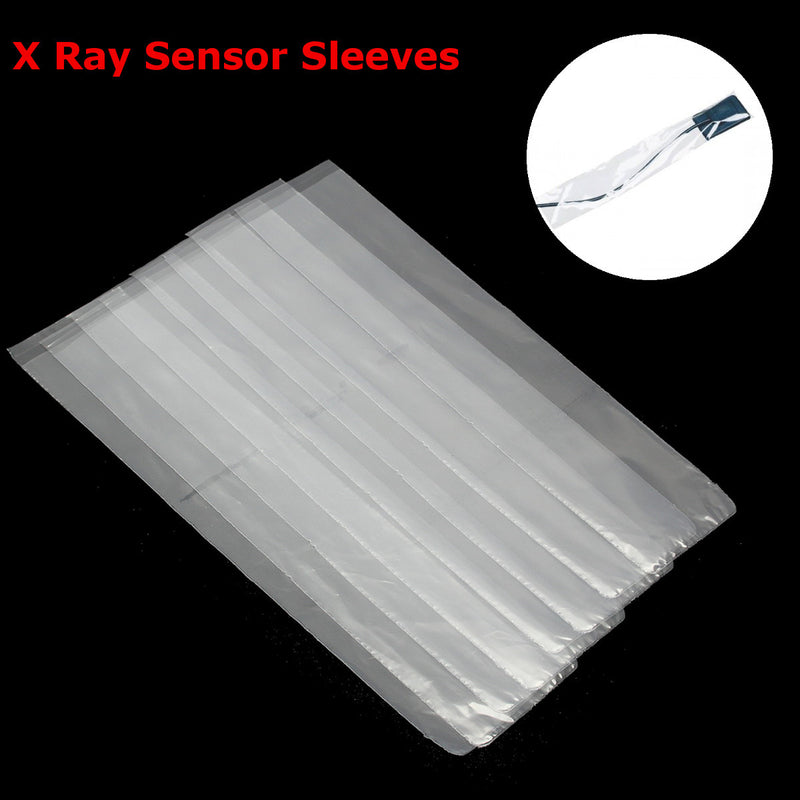 500Pcs Dental Disposable Cover Plastic Sleeves Protective Film for Digital X-Ray Sensor
