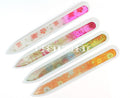 4pcs Color Crystal Glass Nail Art Files Manicure Tool Kit Durable Case 5 MMM