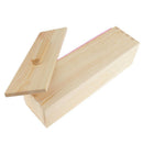 DIY Handmade Soap Silicone Mold - Rectangular Soap Mold with Wooden Box and G5U4