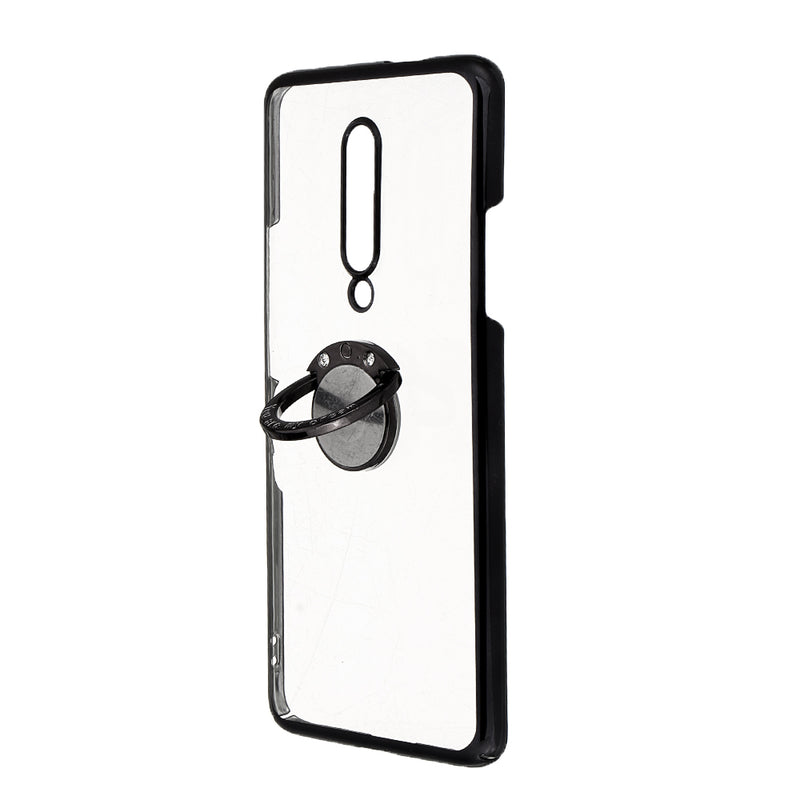 Bakeey Shockproof Plating Bumper With Ring Holder Hard PC Protective Case for OnePlus 7 Pro