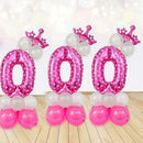 Number balloon 0 - 9 Latex balloon Huge number Balloon Foil balloon Baby gi K2W4