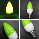 E14 LED color candle tip bulb, color candle light, green D3S8