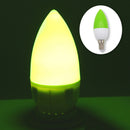 E14 LED color candle tip bulb, color candle light, green D3S8