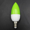 E14 LED color candle tip bulb, color candle light, green D3S8