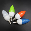 E14 LED color candle tip bulb, color candle light, green D3S8