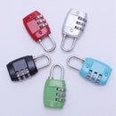 Anti-theft 3 Combination Travel Suitcase Luggage Padlock Digit Push Passwor J7F9