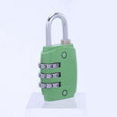 Anti-theft 3 Combination Travel Suitcase Luggage Padlock Digit Push Passwor J7F9
