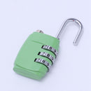 Anti-theft 3 Combination Travel Suitcase Luggage Padlock Digit Push Passwor J7F9