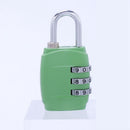 Anti-theft 3 Combination Travel Suitcase Luggage Padlock Digit Push Passwor J7F9