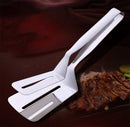 Multi-function Food Grade Stainless Steel BBQ Tongs Barbecue Bread Beef Ste C2L6