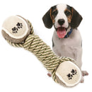 Pet Dog Chew Toys for Dog Dumbbell Rope Tennis Paw Ball Puppy Dog Teeth Cle