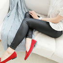 Faux Leather Leggings Sexy Women Leggins Thin Black Leggings Stretchy Leggi F4B4