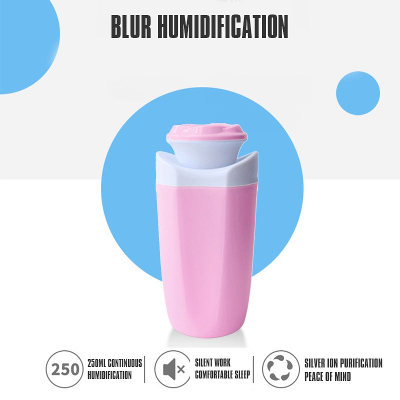 heitao A 7 color LED Car USB Charger Humidifier Air Purifier Aroma Diffuser H4P5