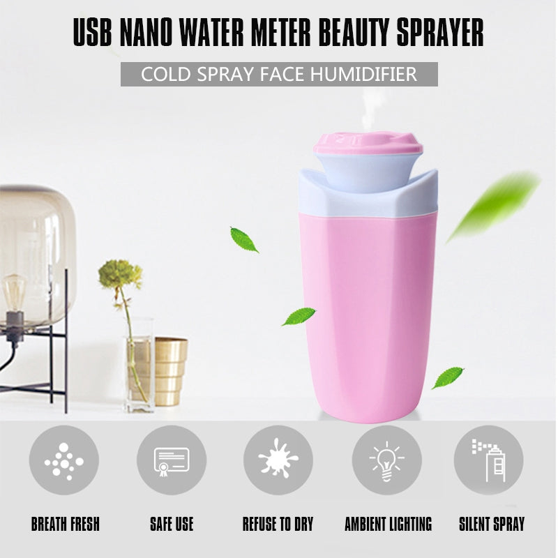 heitao A 7 color LED Car USB Charger Humidifier Air Purifier Aroma Diffuser H4P5