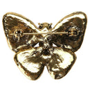 Ladies Women Alloy Diamond Cute Insect Brooch Butterflies M7Y4