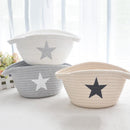 Washable Plant Basket Storage Office Sundries Cotton Thread Handmade Knitti L3J1