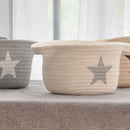 Washable Plant Basket Storage Office Sundries Cotton Thread Handmade Knitti L3J1