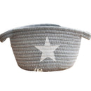 Washable Plant Basket Storage Office Sundries Cotton Thread Handmade Knitti L3J1