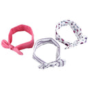 3Pcs/sets of rabbit ear children's headband cute princess bow hair hair flo P7L5
