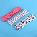 3Pcs/sets of rabbit ear children's headband cute princess bow hair hair flo P7L5