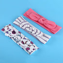 3Pcs/sets of rabbit ear children's headband cute princess bow hair hair flo P7L5
