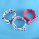3Pcs/sets of rabbit ear children's headband cute princess bow hair hair flo P7L5