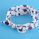 3Pcs/sets of rabbit ear children's headband cute princess bow hair hair flo P7L5